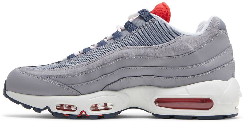 Nike Air Max 95 Grey Navy Crimson