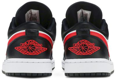 Jordan 1 Low Black Siren Red (Women's)