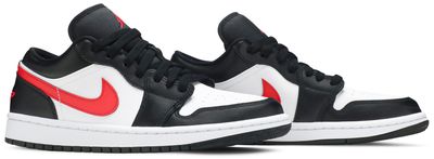 Jordan 1 Low Black Siren Red (Women's)