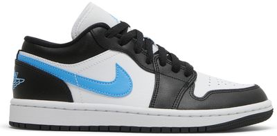 Jordan 1 Low Black University Blue White (Women's)