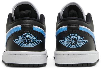 Jordan 1 Low Black University Blue White (Women's)