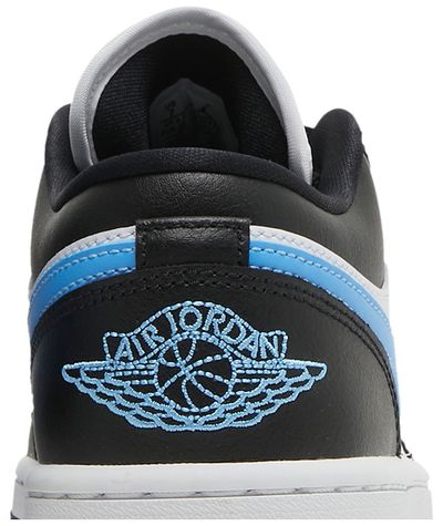 Jordan 1 Low Black University Blue White (Women's)