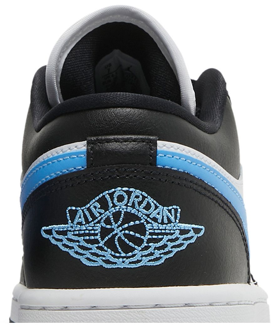 Jordan 1 Low Black University Blue White (Women's)