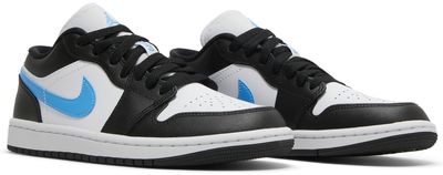 Jordan 1 Low Black University Blue White (Women's)