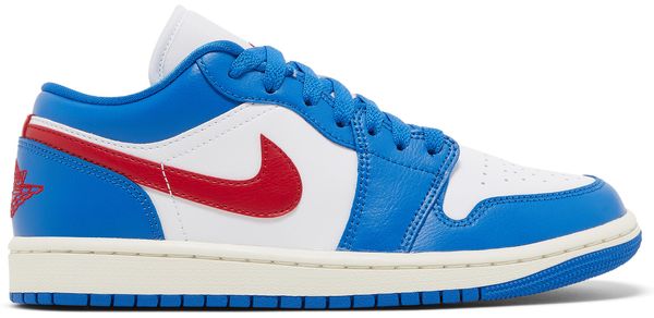 Jordan 1 Low Sport Blue Gym Red (Women's)