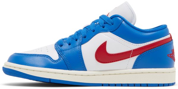 Jordan 1 Low Sport Blue Gym Red (Women's)