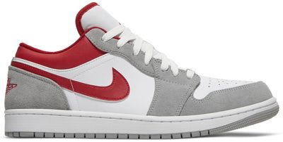 Jordan 1 Low SE Light Smoke Grey Gym Red