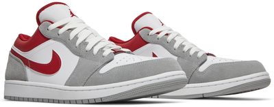 Jordan 1 Low SE Light Smoke Grey Gym Red