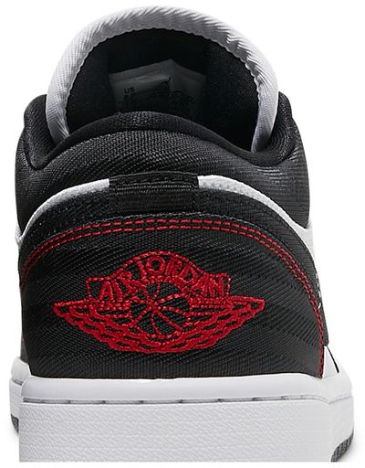 Jordan 1 Low SE Utility White Black Gym Red (Women's)