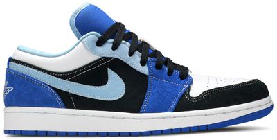 Jordan 1 Low Black Blue White
