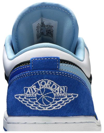 Jordan 1 Low Black Blue White