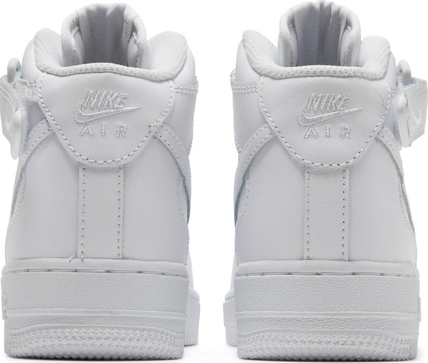 Nike Air Force 1 Mid LE Triple White (GS)