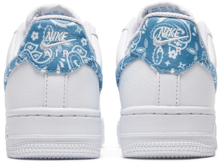 Nike Air Force 1 Low '07 Essential White Worn Blue Paisley (Women's)