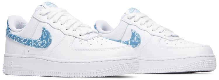 Nike Air Force 1 Low '07 Essential White Worn Blue Paisley (Women's)