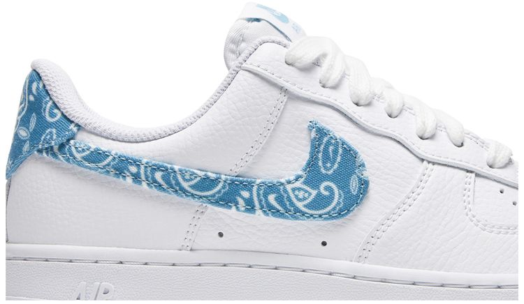 Nike Air Force 1 Low '07 Essential White Worn Blue Paisley (Women's)