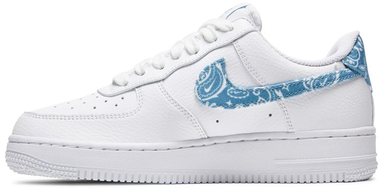 Nike Air Force 1 Low '07 Essential White Worn Blue Paisley (Women's)