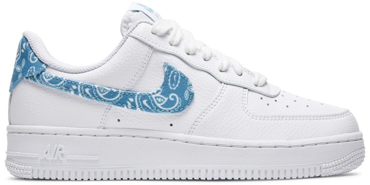 Nike Air Force 1 Low '07 Essential White Worn Blue Paisley (Women's)