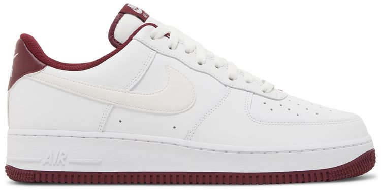 Nike Air Force 1 Low '07 White Dark Beetroot