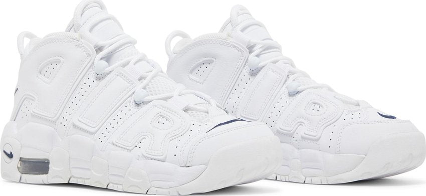 Nike Air More Uptempo White Midnight Navy (GS)
