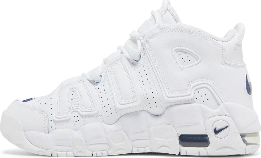 Nike Air More Uptempo White Midnight Navy (GS)