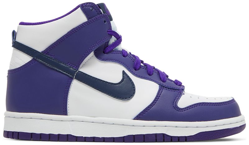 Nike Dunk High Electro Purple Midnght Navy (GS)