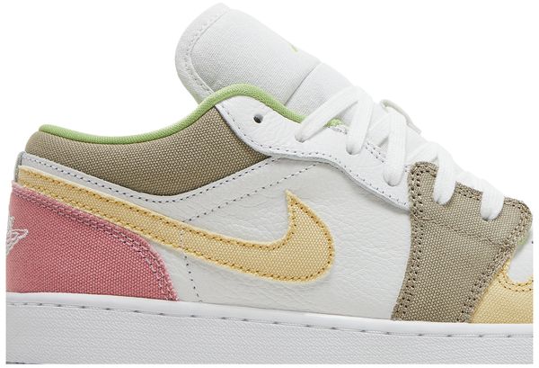 Jordan 1 Low Pastel Grind Vivid Green (GS)