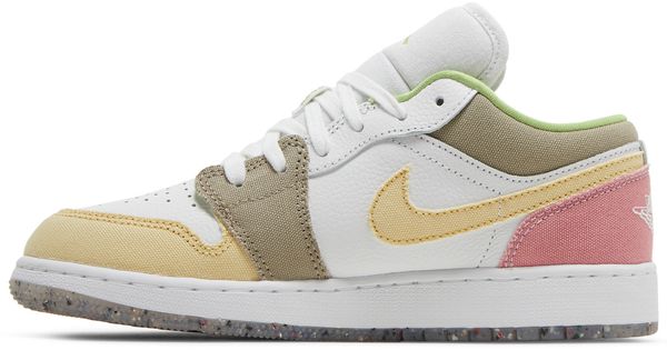 Jordan 1 Low Pastel Grind Vivid Green (GS)