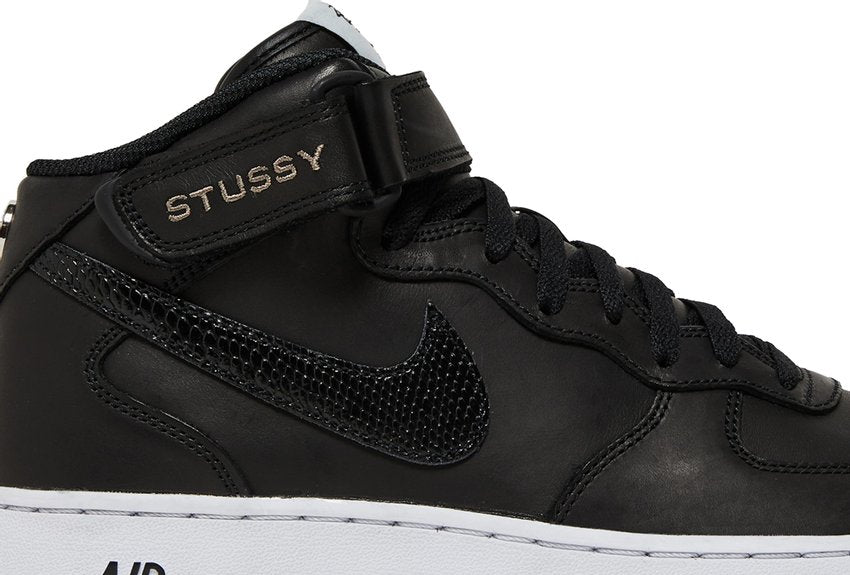 Nike Air Force 1 Mid Stussy Black White