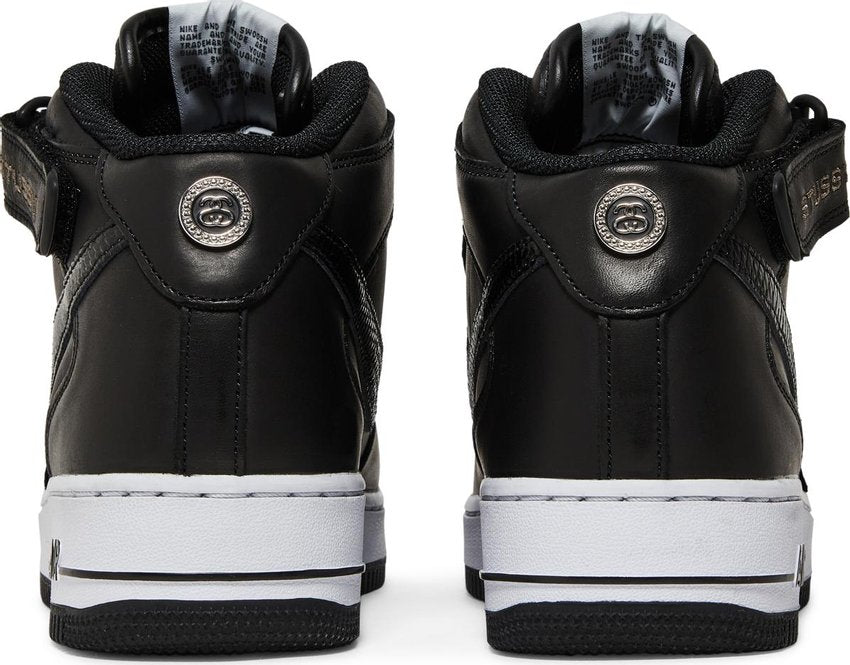 Nike Air Force 1 Mid Stussy Black White