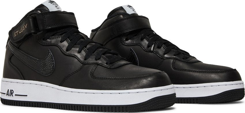 Nike Air Force 1 Mid Stussy Black White