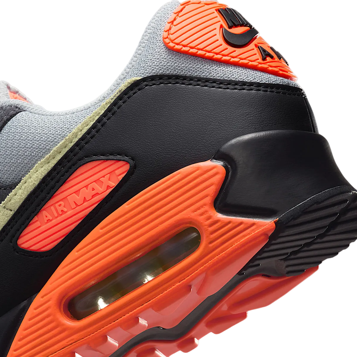 Nike Air Max 90 Light Smoke Grey Hyper Crimson Limelight