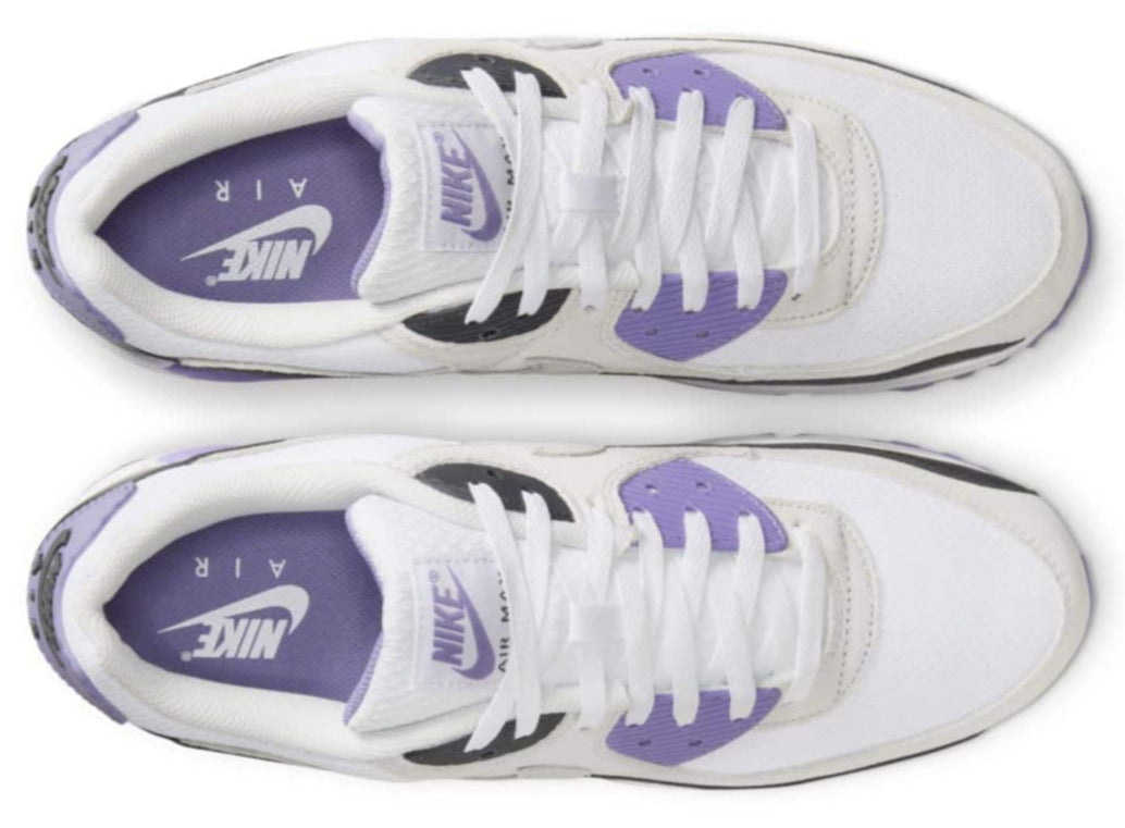 Nike Air Max 90 White Dusty Amethyst Photon Dust Light Smoke Grey