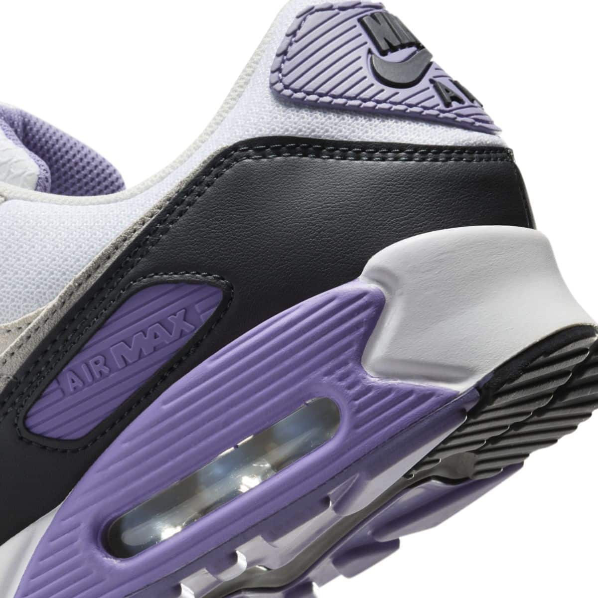 Nike Air Max 90 White Dusty Amethyst Photon Dust Light Smoke Grey