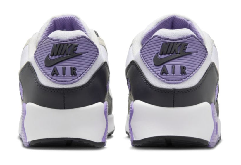 Nike Air Max 90 White Dusty Amethyst Photon Dust Light Smoke Grey