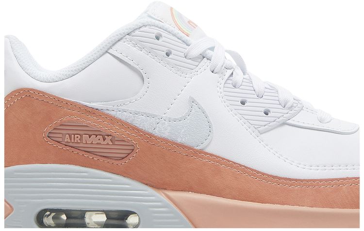 Nike Air Max 90 Leather Rainbow Salmon (GS)