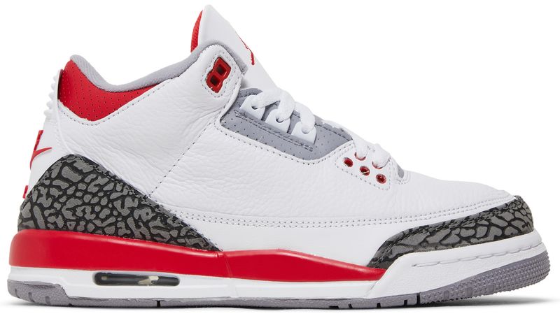 Jordan 3 Retro Fire Red (2022) (GS)