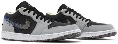 Jordan 1 Low Crater Black Grey