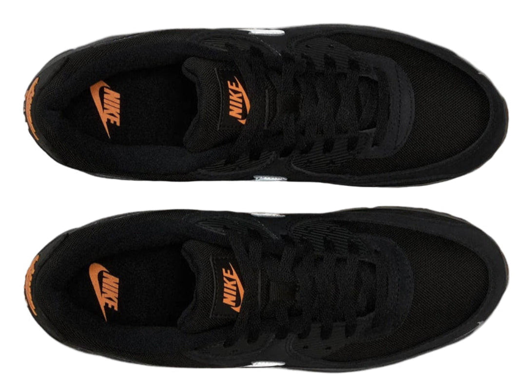 Nike Air Max 90 Black Metallic Cool Grey Orange