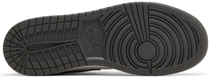 Jordan 1 Mid Black White Iron Grey (GS)