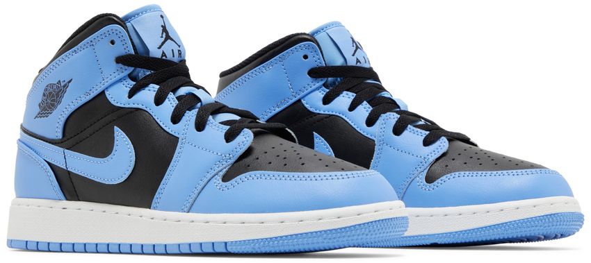Jordan 1 Mid University Blue Black (GS)