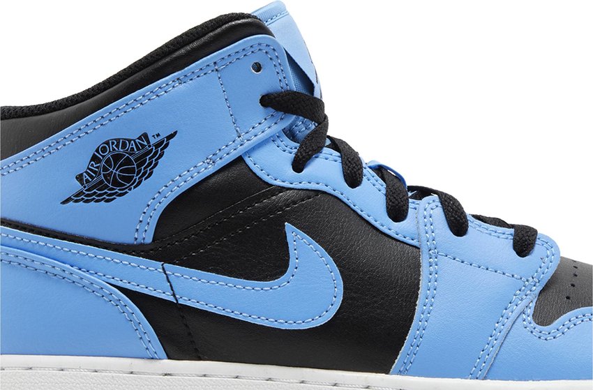 Jordan 1 Mid University Blue Black (GS)