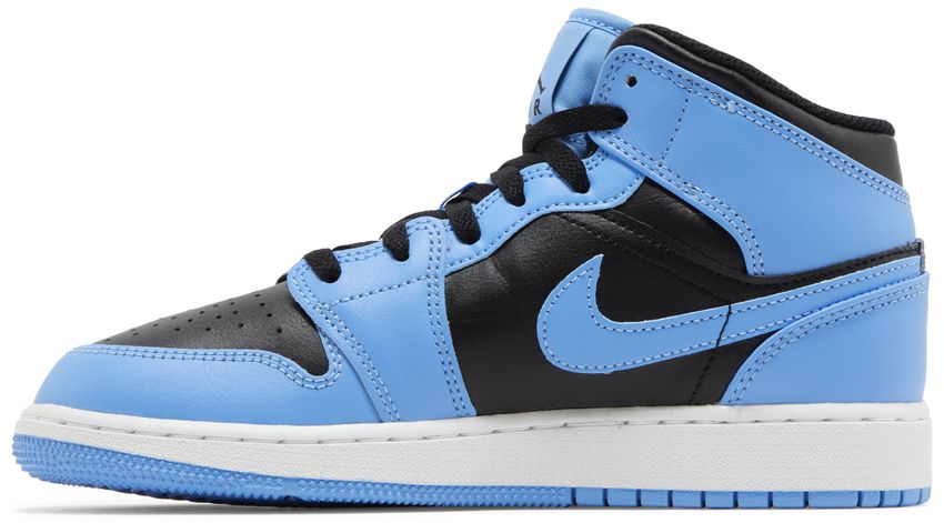 Jordan 1 Mid University Blue Black (GS)