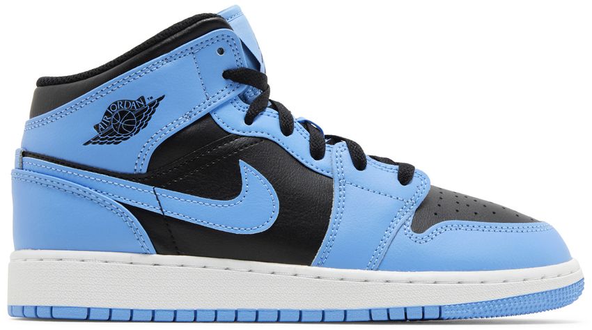 Jordan 1 Mid University Blue Black (GS)