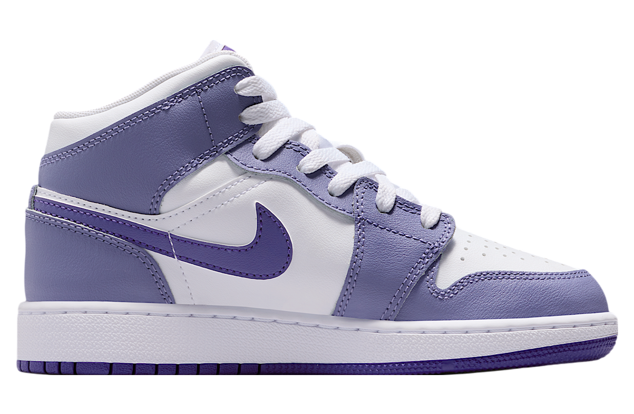 Jordan 1 Mid Dusty Amethyst White Court Purple (GS)
