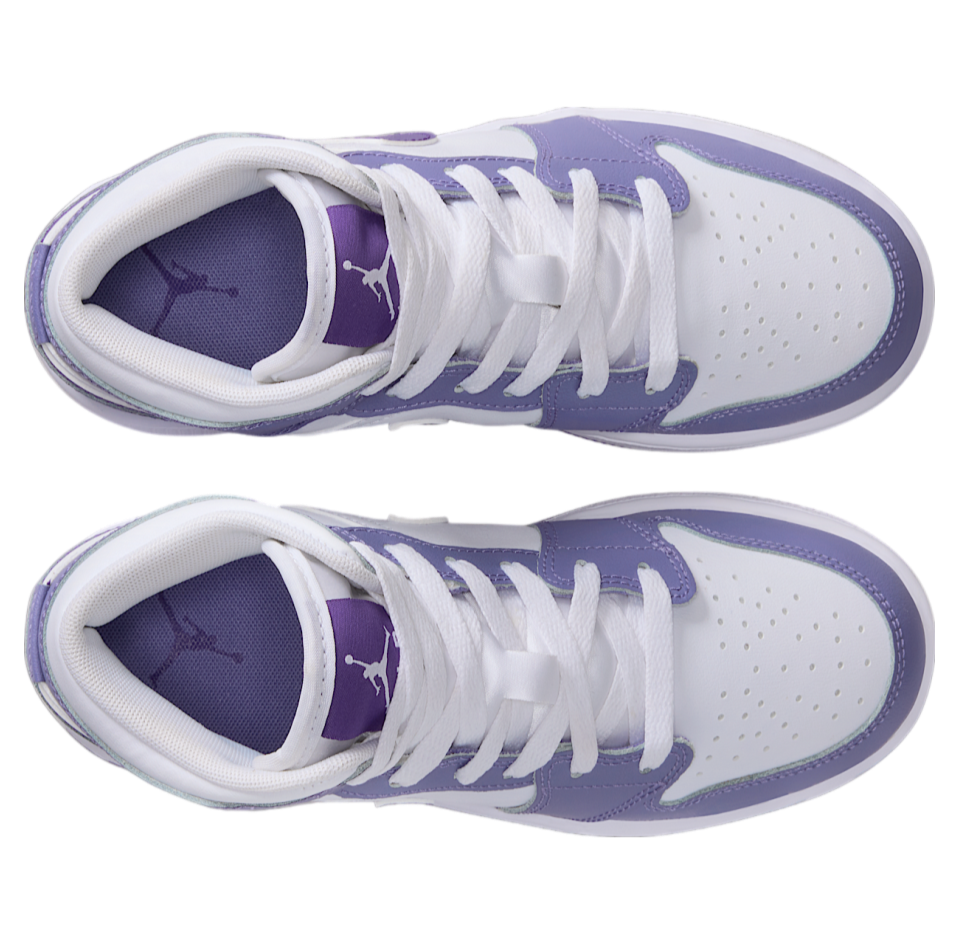 Jordan 1 Mid Dusty Amethyst White Court Purple (GS)