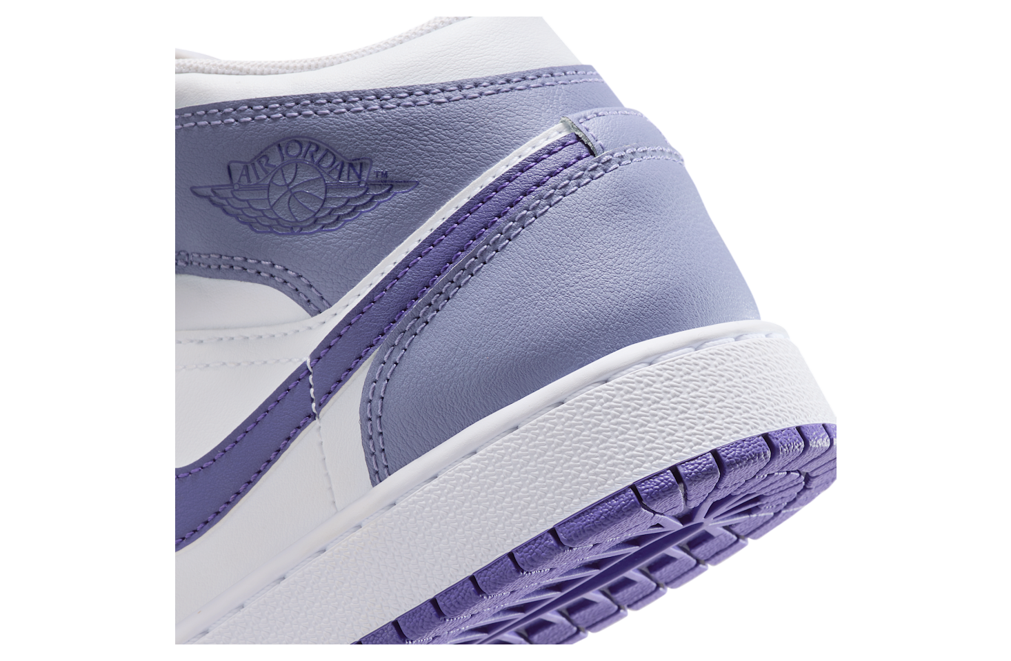Jordan 1 Mid Dusty Amethyst White Court Purple (GS)