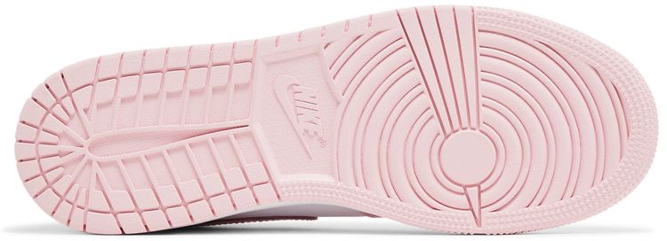 Jordan 1 Mid Pink Foam Fire Red (GS)