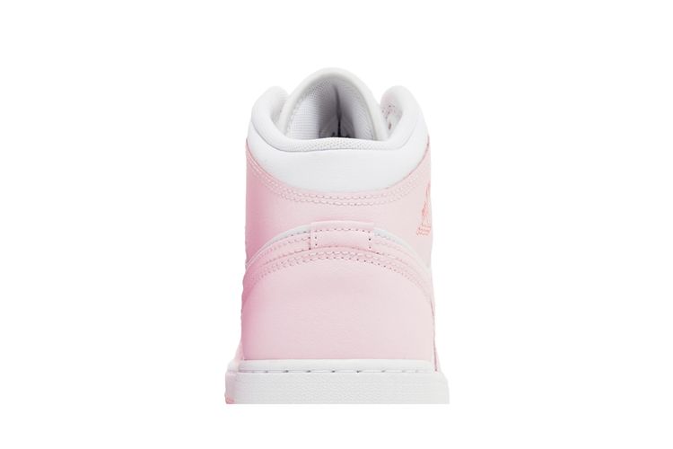 Jordan 1 Mid Pink Foam Fire Red (GS)