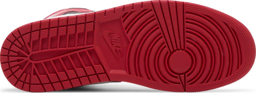 Jordan 1 Mid Black Gym Red White