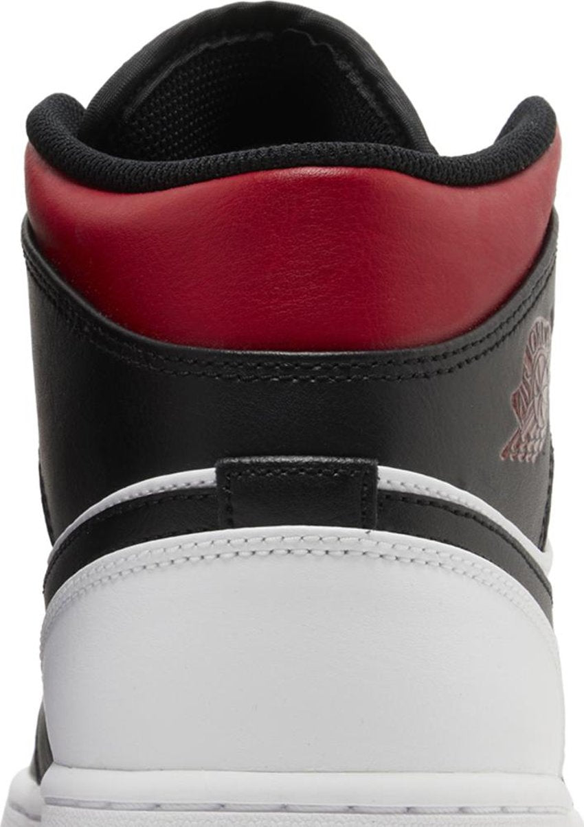 Jordan 1 Mid Gym Red Black Toe